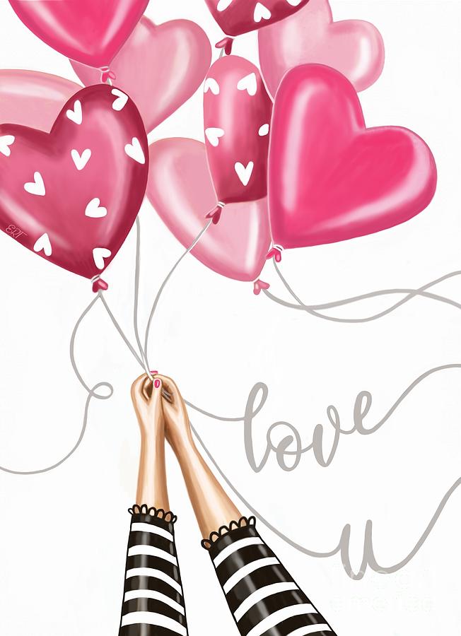 Love U Balloons by Elizabeth Robinette Tyndall Love U Balloons by Elizabeth Robinette Tyndall