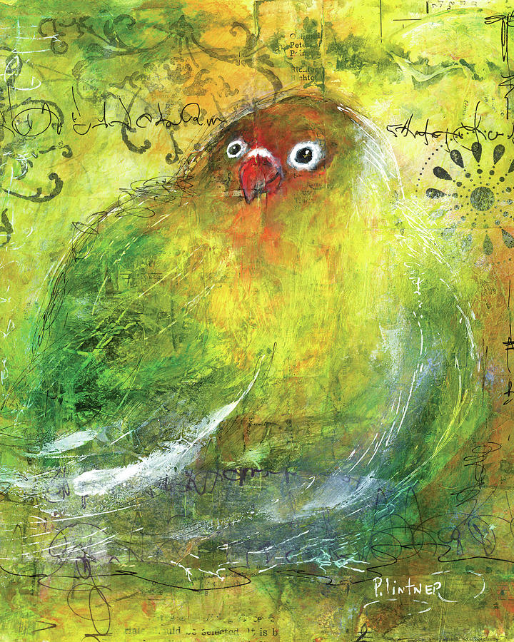 Love Bird Painting by Patricia Lintner
