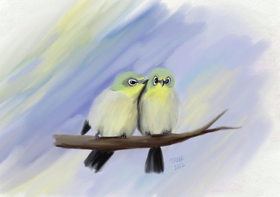 Love Birds Digital Painting