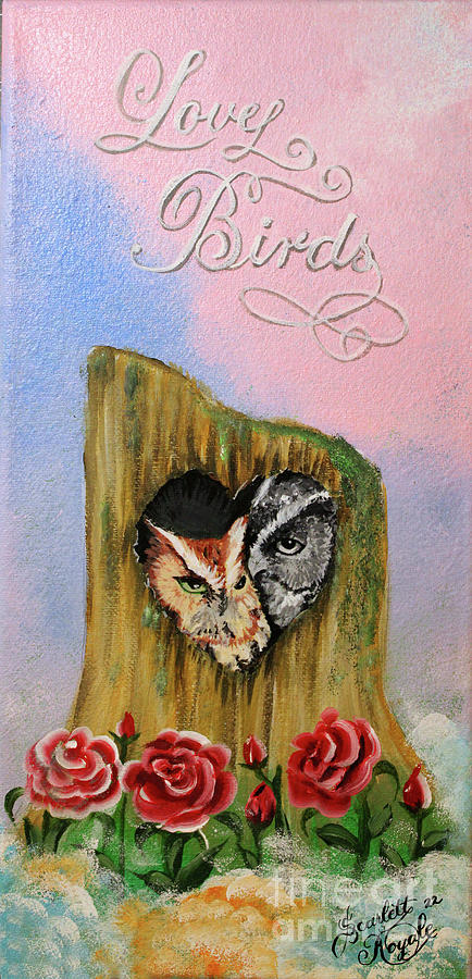 Love Birds Painting by Scarlett Royale
