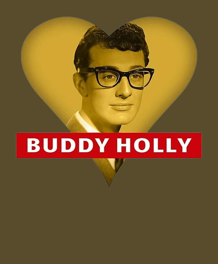 Love buddy holly Digital Art by Charlotte Morin - Fine Art America