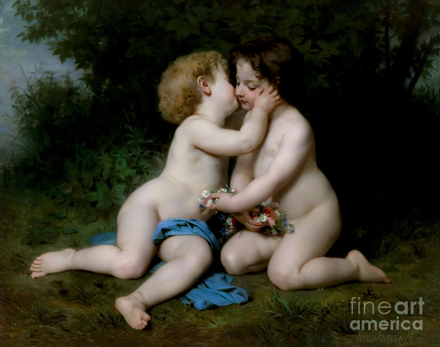 Love by William-Adolphe Bouguereau Photograph by Carlos Diaz