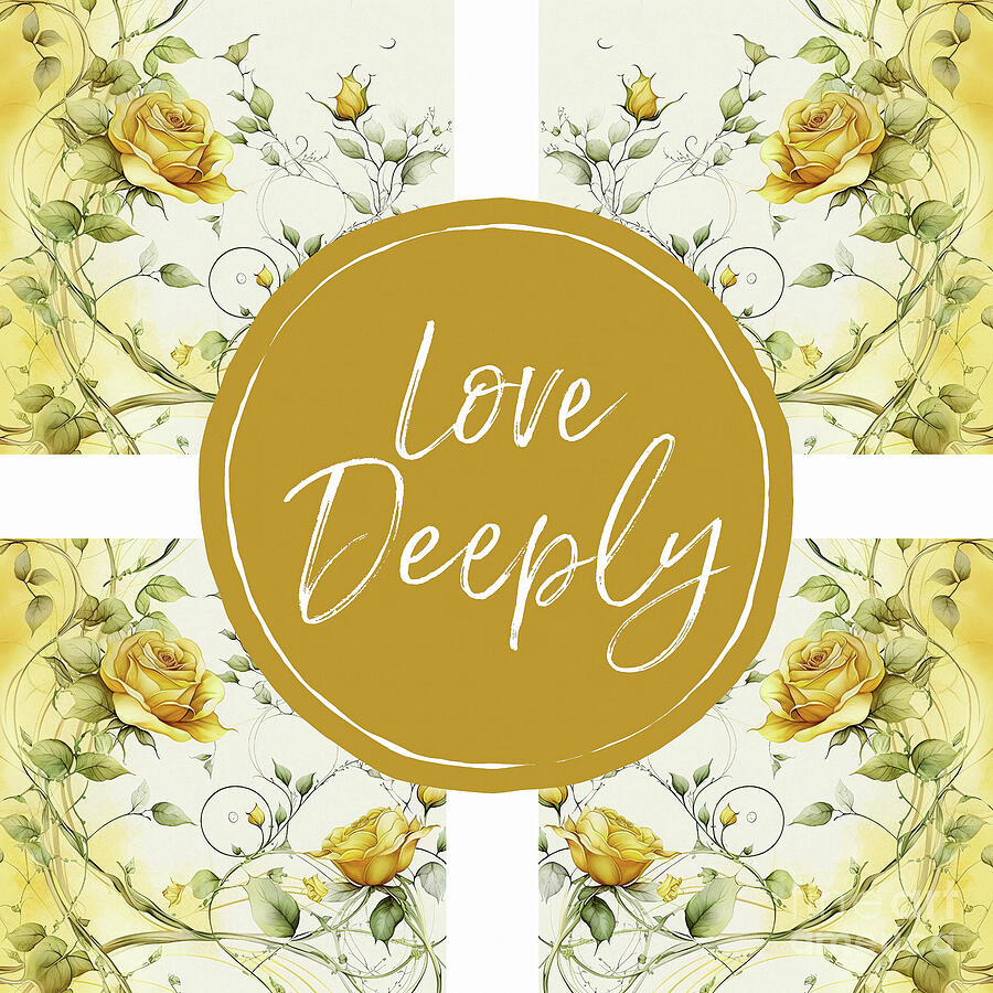 Love Deeply Painting by Tina LeCour Love Deeply Painting by Tina LeCour