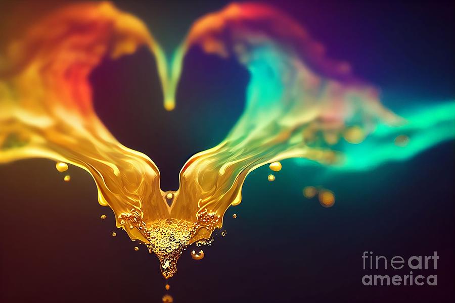 Love Energy Concept Dripping With Ethereal Energy Digital Art By Christopher Harnwell Fine Art