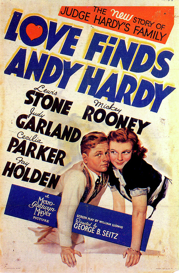 Love Finds Andy Hardy poster Mixed Media by Movie World Posters