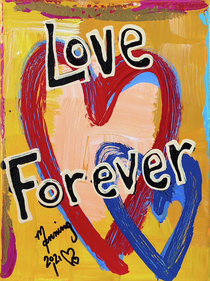 Love Forever Painting by Richard Sean Manning