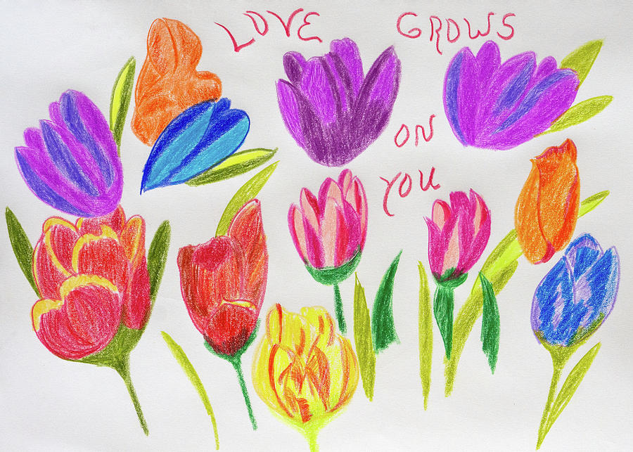 Love Grows on You Drawing by Meryl Goudey