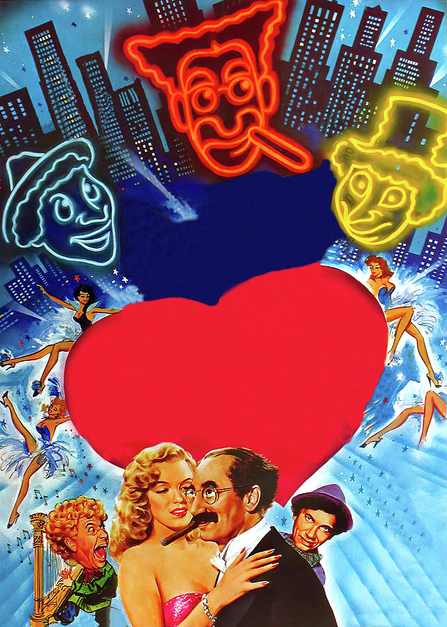 Groucho Marx Painting - Love Happy 2, 1949, movie poster painting by Movie World Posters