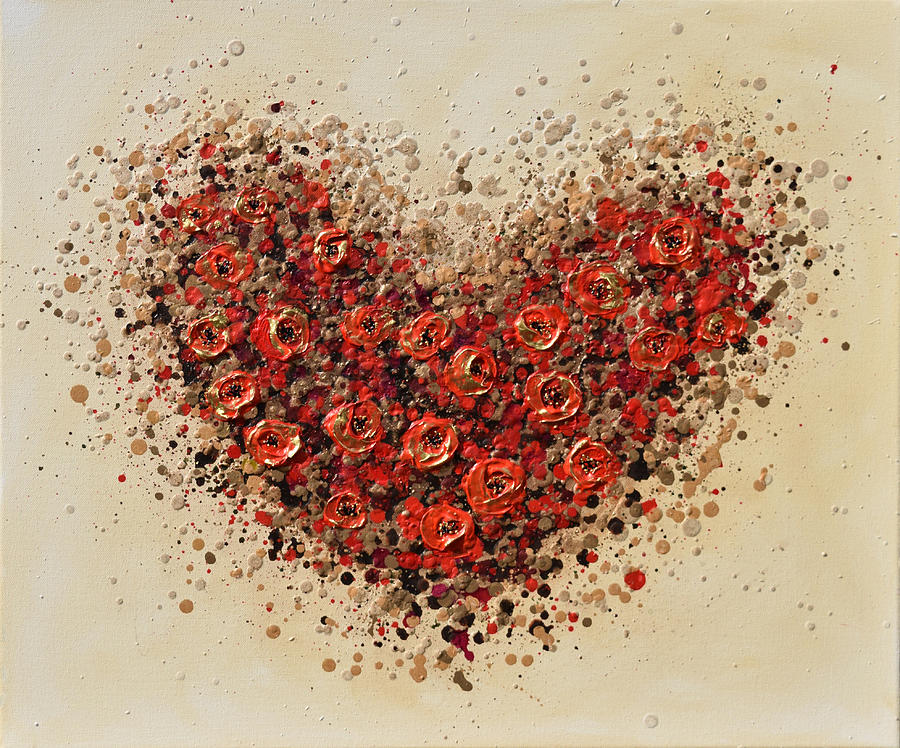 Love Heart Painting by Amanda Dagg