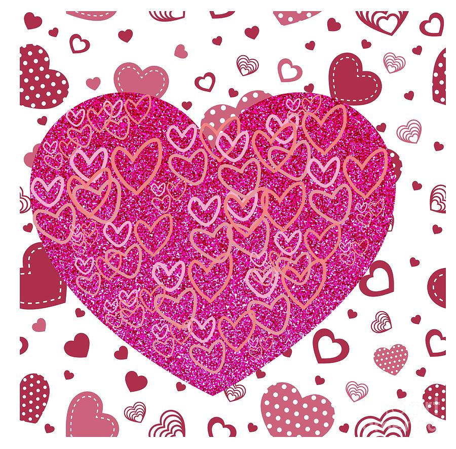 Love Heart Digital Art by Jenny Potter