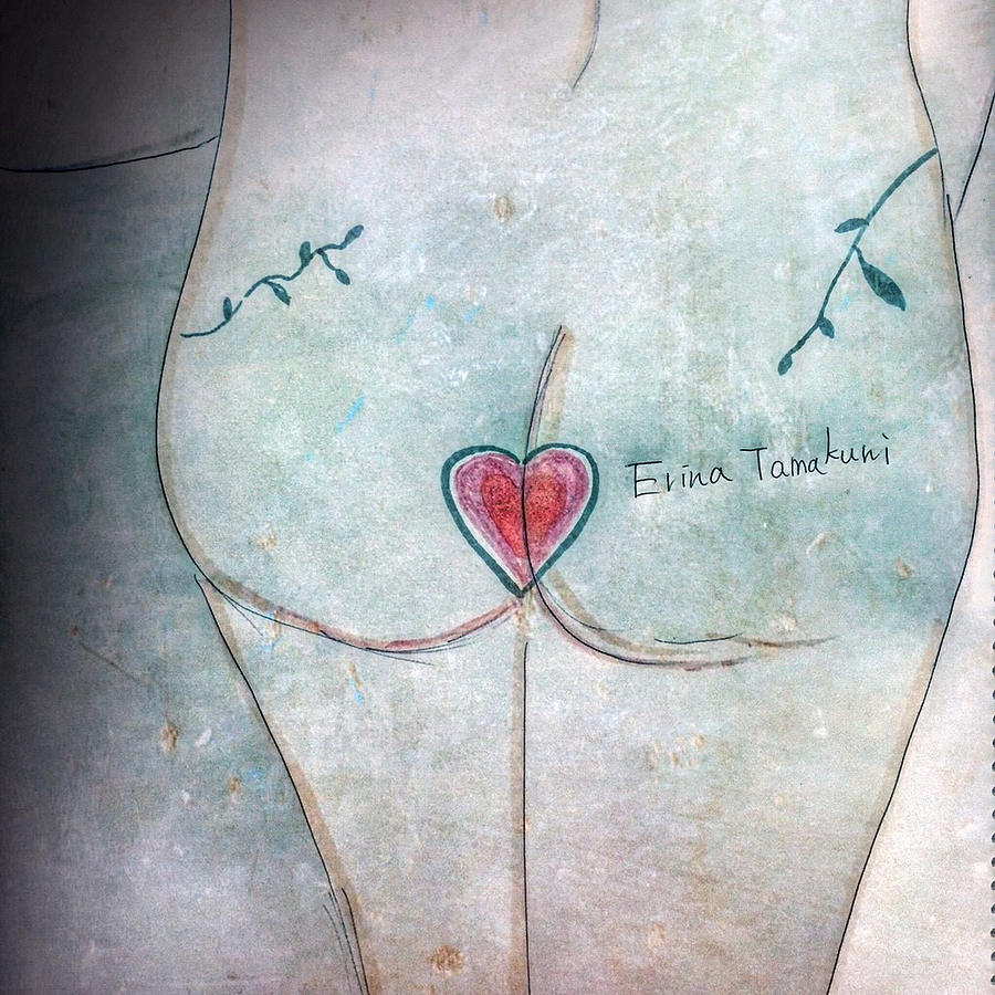 Love Drawing - Love imperfections by Erina Tamakuni