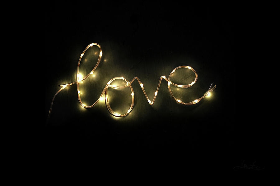 Love In Lights Photograph