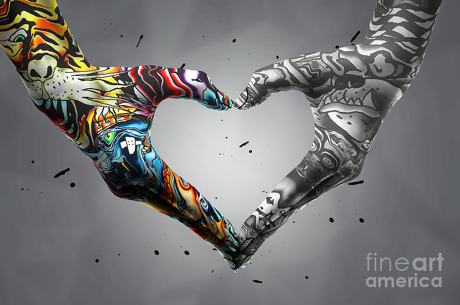 Love Is All You Need Digital Art by Mark Ashkenazi - Pixels
