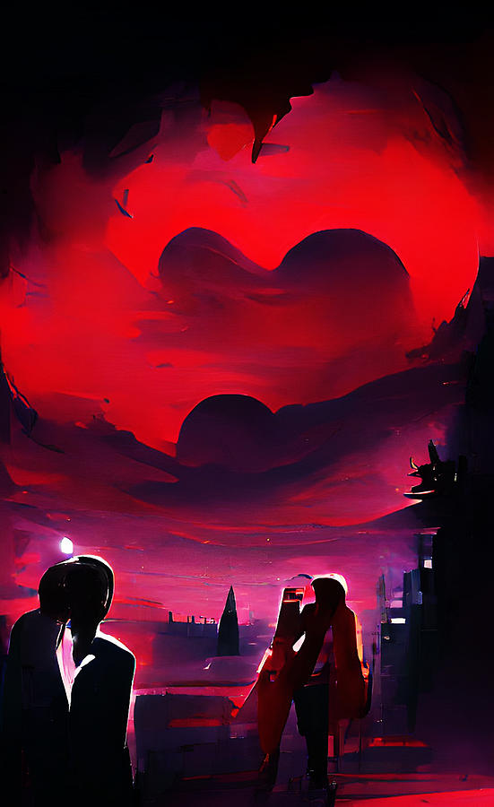 Love is in the Air Digital Art by Ronald Mills