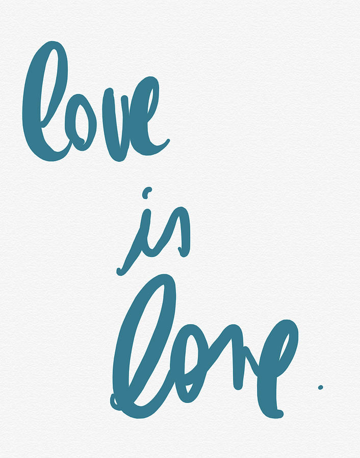 Love is love Digital Art by Andrea Crawford
