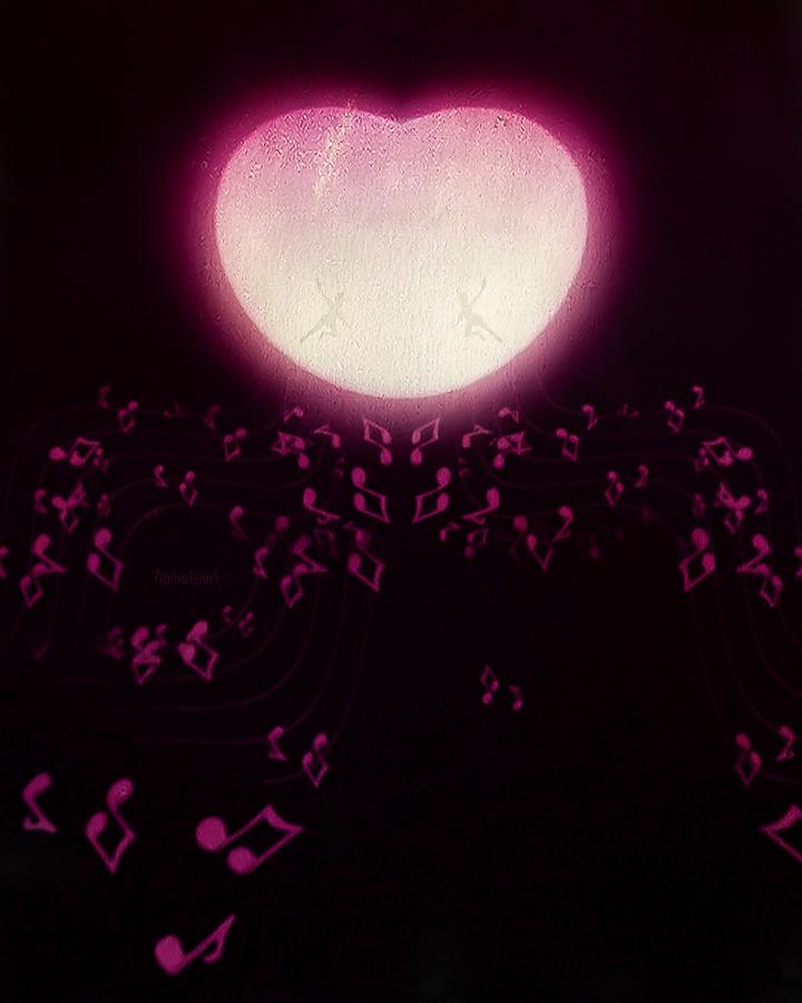Love is Music Digital Art by Auranatura Art