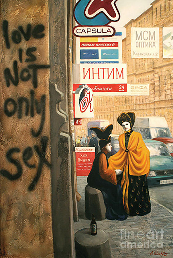 Love Painting - Love is not only sex by Anatol Woolf