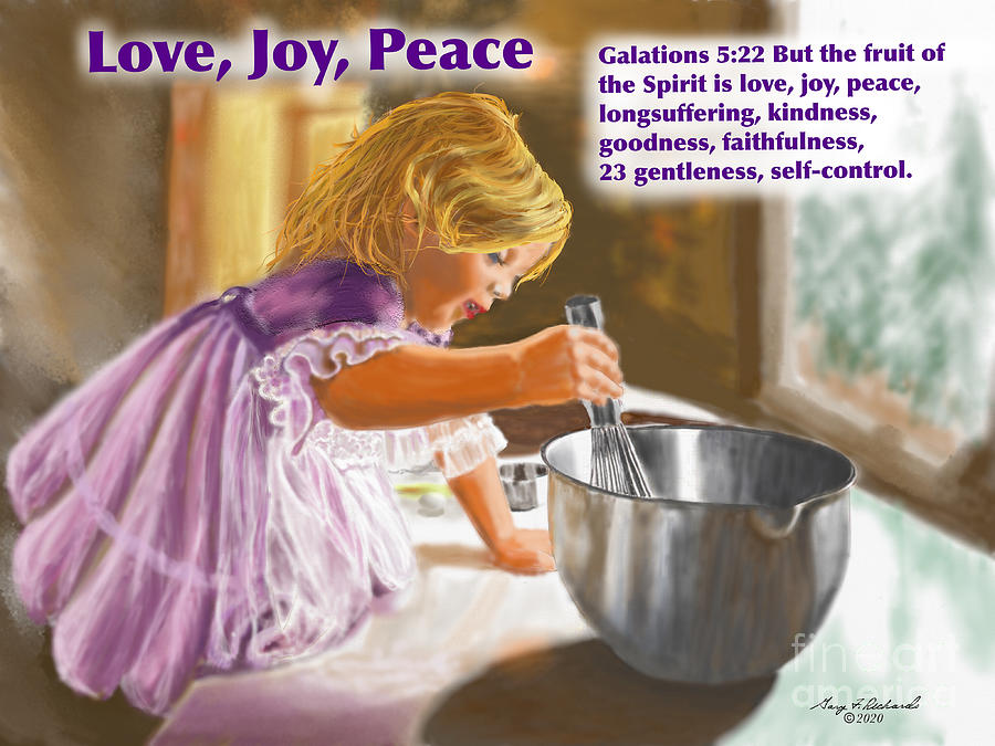 Love Joy Peace Digital Art