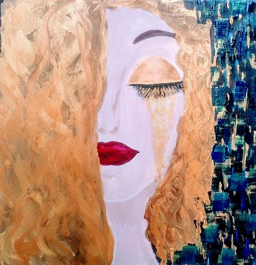 Love Klimpt Painting by Lynne McQueen