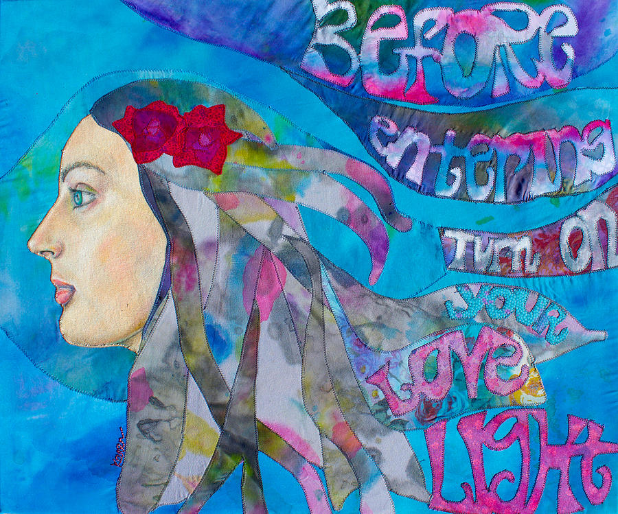 Love Light Mixed Media by Karen Payton Love Light Mixed Media by Karen Payton