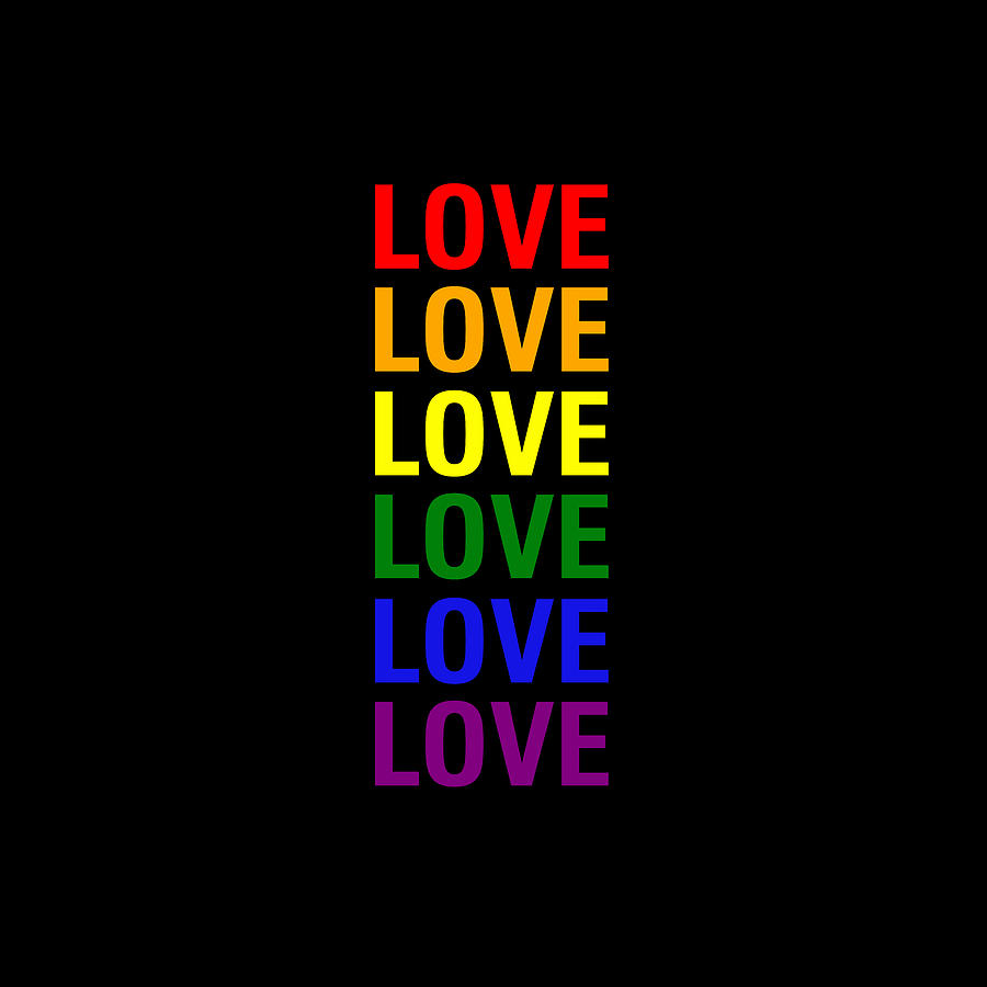 International Pride Love is Love LGBT Gay Pride Short-Sleeve Unisex T-Shirt from