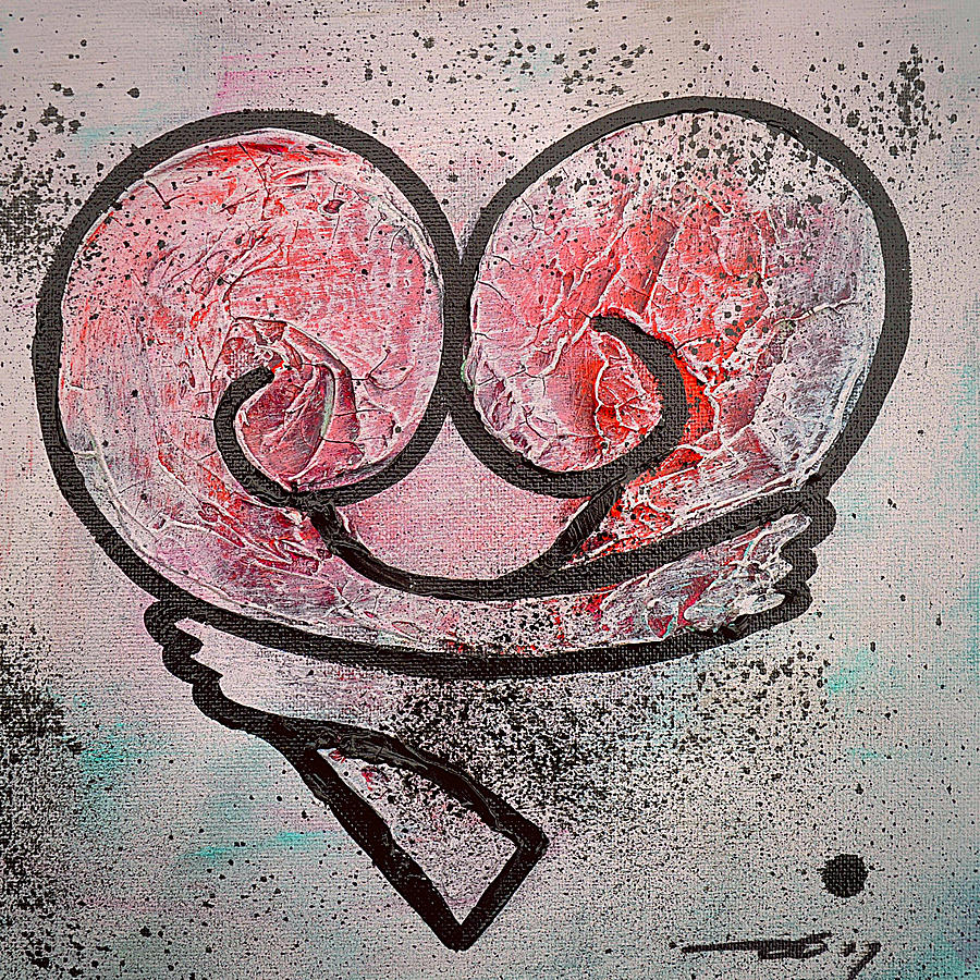 Love Love Love 1 Painting by Eduard Meinema