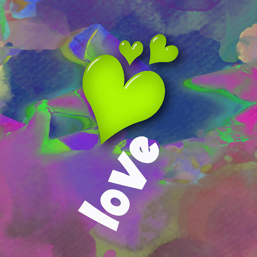 Love Love Love Mixed Media by Marvin Blaine