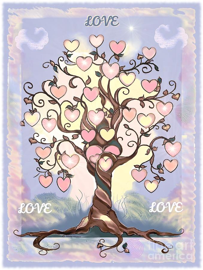 Love Love Love Digital Art - Love Love Love by Melodye Whitaker