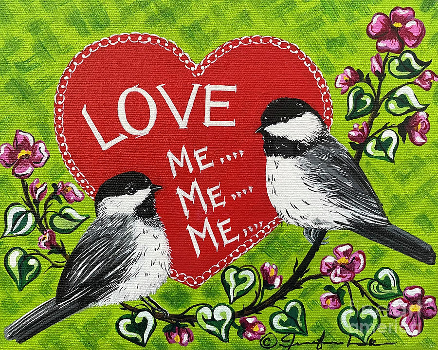 Love Me Love Me Painting by Jennifer Lake