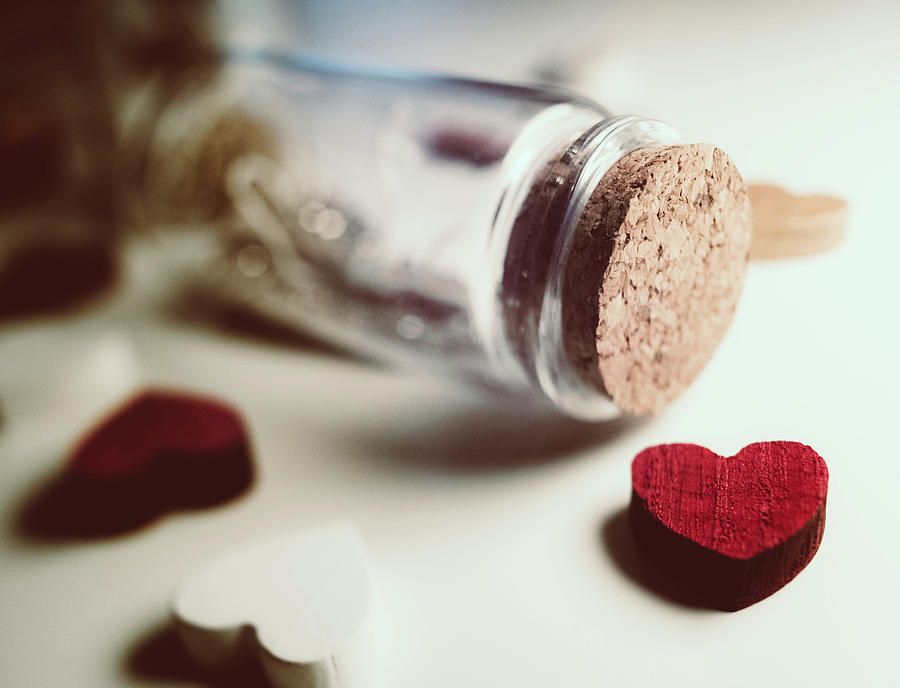 Love message in a bottle Photograph by Long Shot
