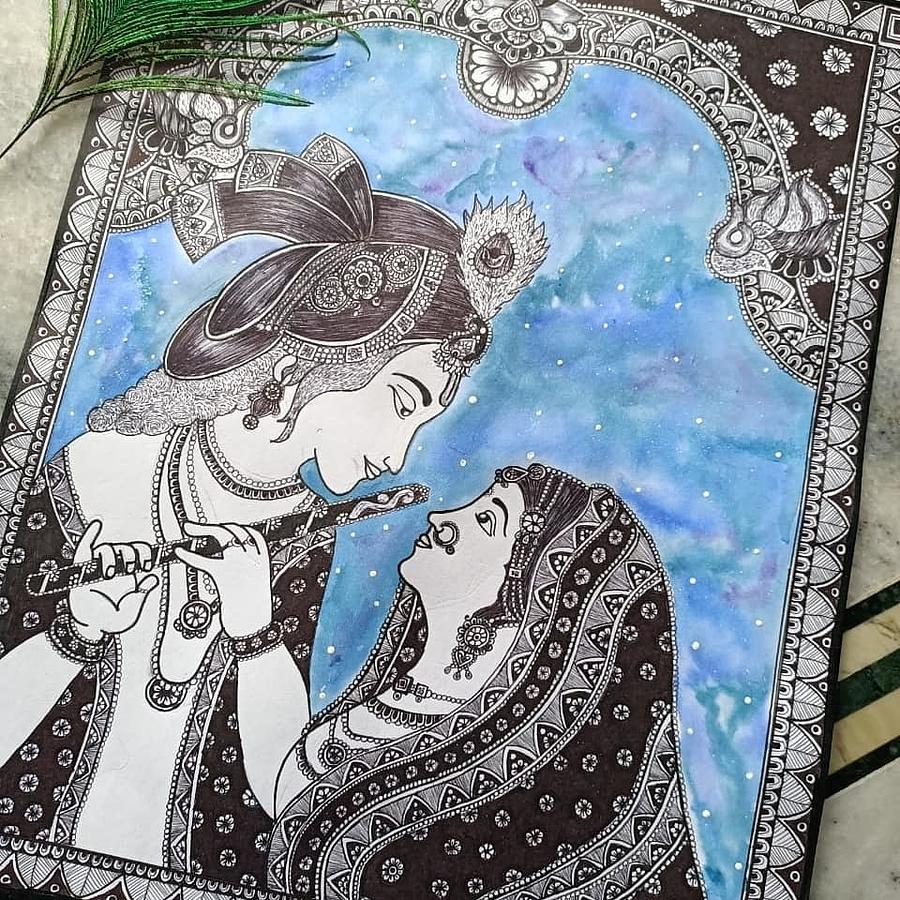 Incredible Collection Of Over Radha Krishna Painting Images Including Stunning Full K Versions