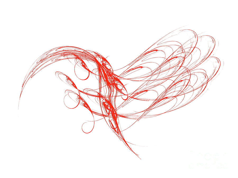 Love on the Wind Digital Art by Kerri Mortenson