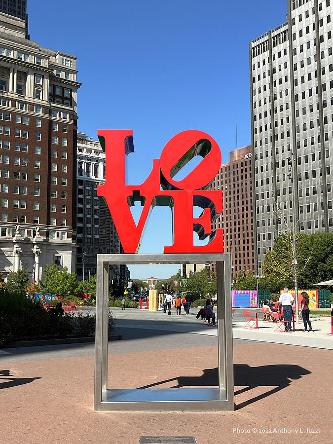 LOVE PARK Philadelphia Pennsylvania Photograph by Anthony Louis Iezzi ...