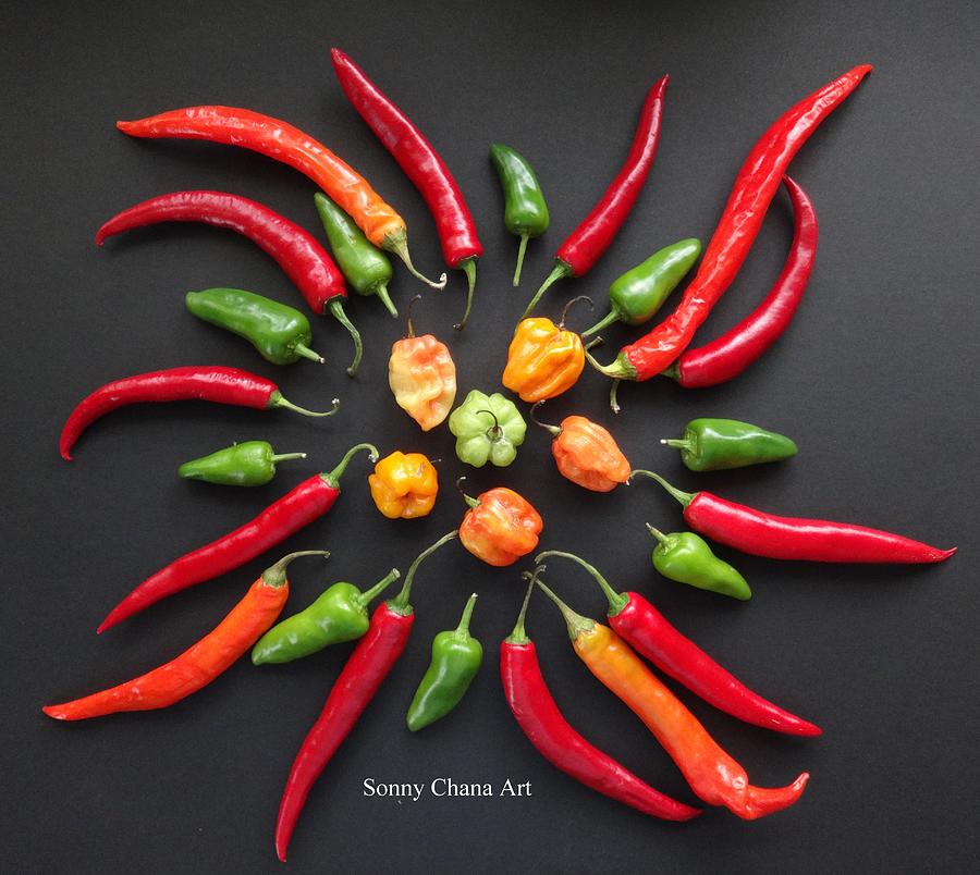 Love Peppers Photograph by Sonny Chana