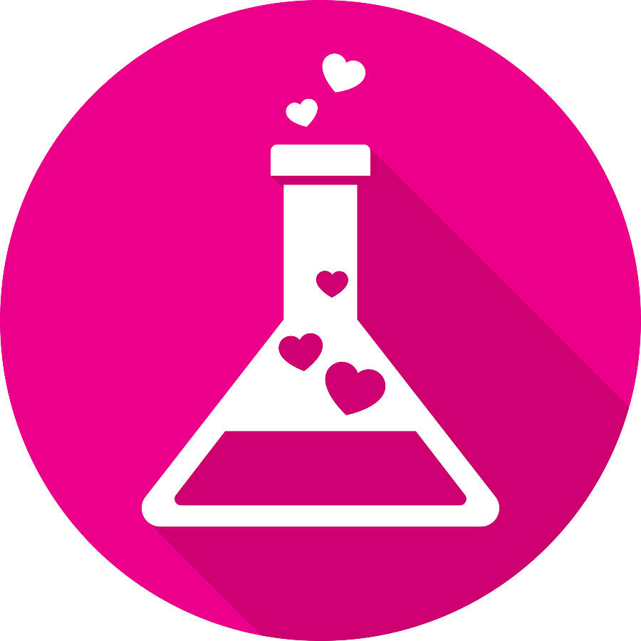 Love Potion Icon Silhouette Drawing by JakeOlimb