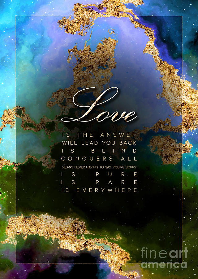 Love Prismatic Motivational Art n.0053 Painting by Holy Rock Design
