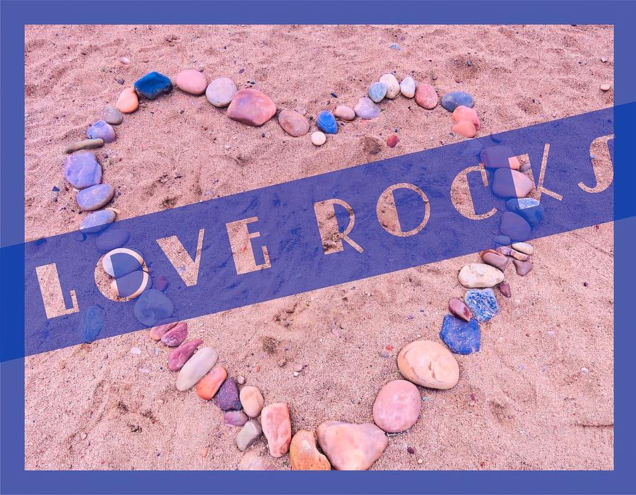 Love Rocks Photograph by Judy Kennedy