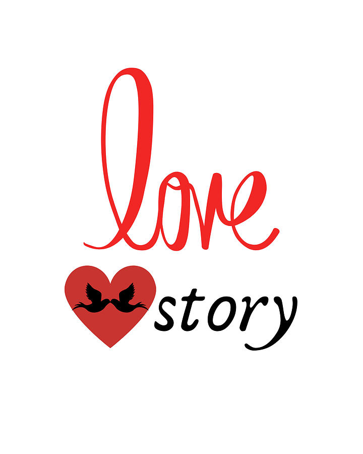 Love Story Word Text Typography Design Logo Icon Stock Vector -  Illustration of black, word: 123007990