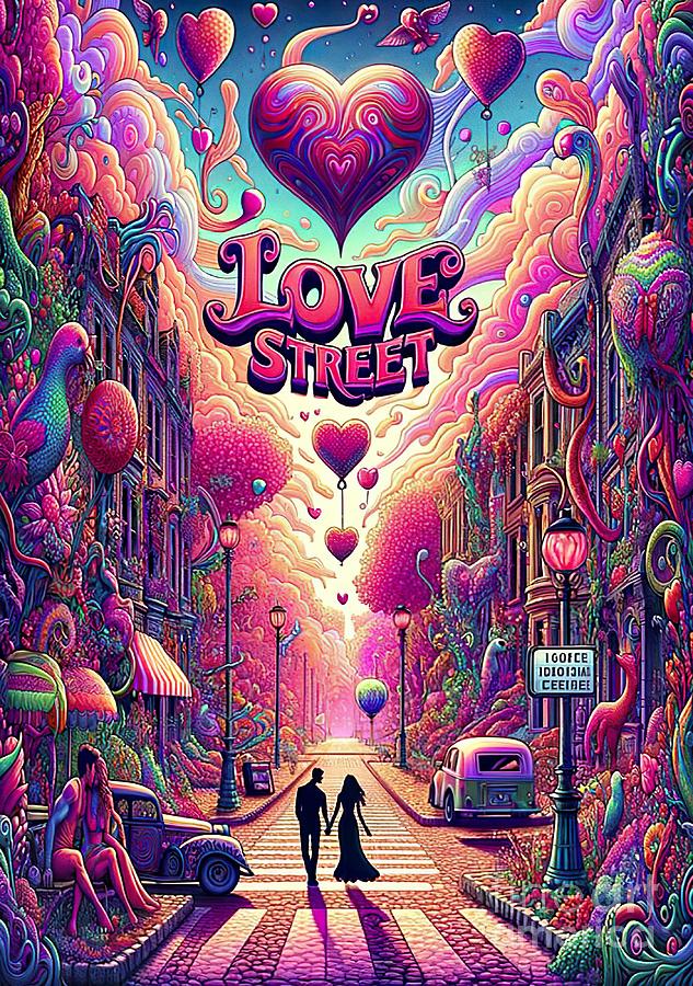 Love Street music poster Digital Art by Movie World Posters