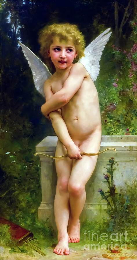 Love Stung by William-Adolphe Bouguereau Photograph by Carlos Diaz