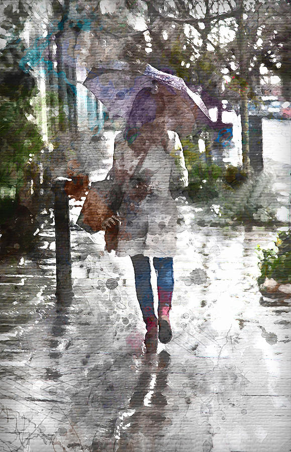 Love The Rain Mixed Media by Marvin Blaine