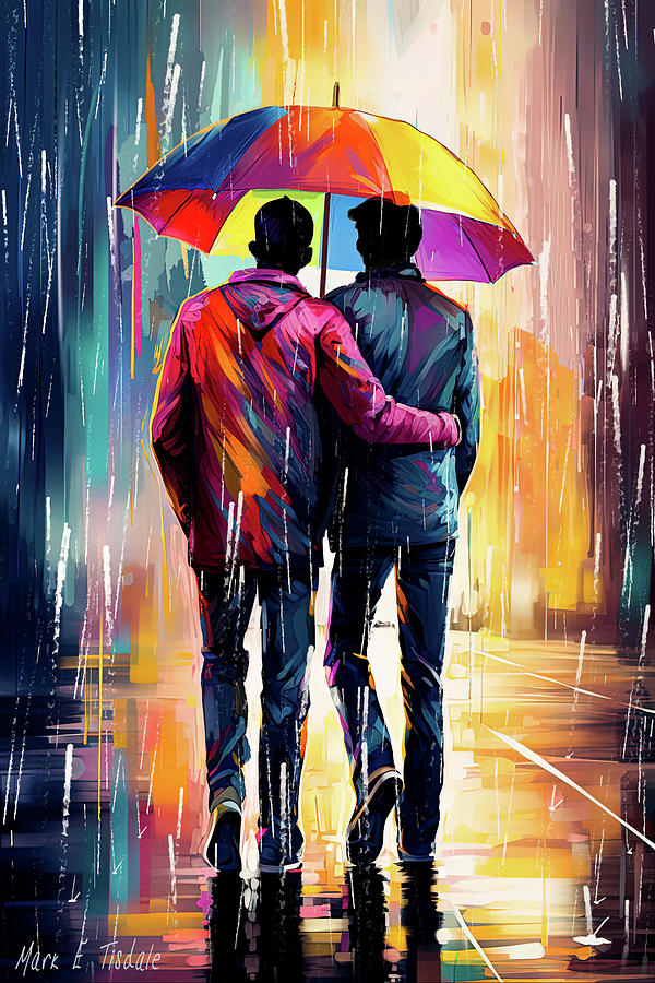 Love The Rain With You Digital Art by Mark Tisdale