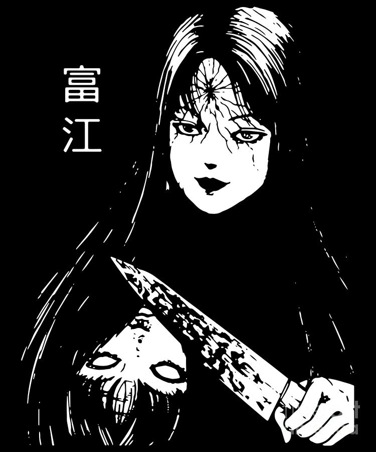 Love Tomie Uzumaki The Girl Horror Anime For Men Women Drawing by Anime ...