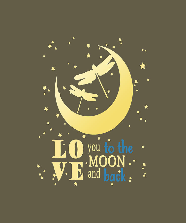 Love You To The Moon And Back Daughter Digital Art By Duong Ngoc Son Fine Art America