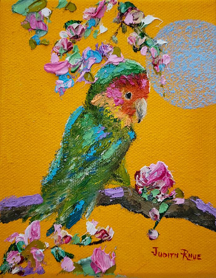 Lovebird I  Painting by Judith Rhue