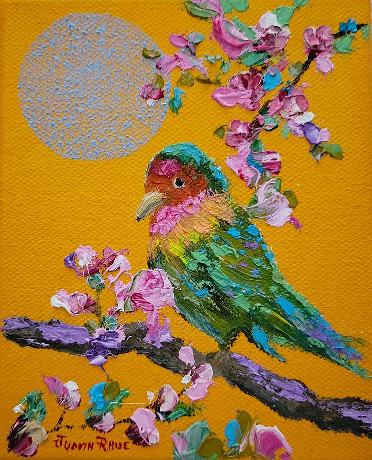 Lovebird III  Painting by Judith Rhue