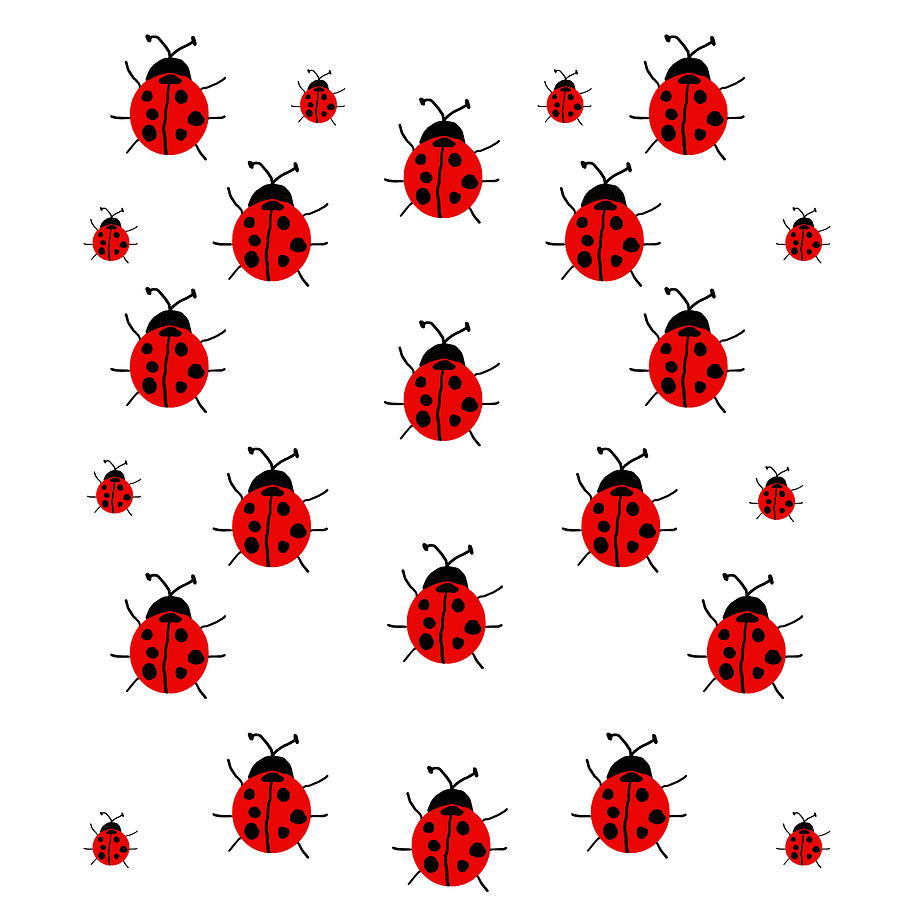 Loveliness of Ladybugs Digital Art by Kandy Hurley