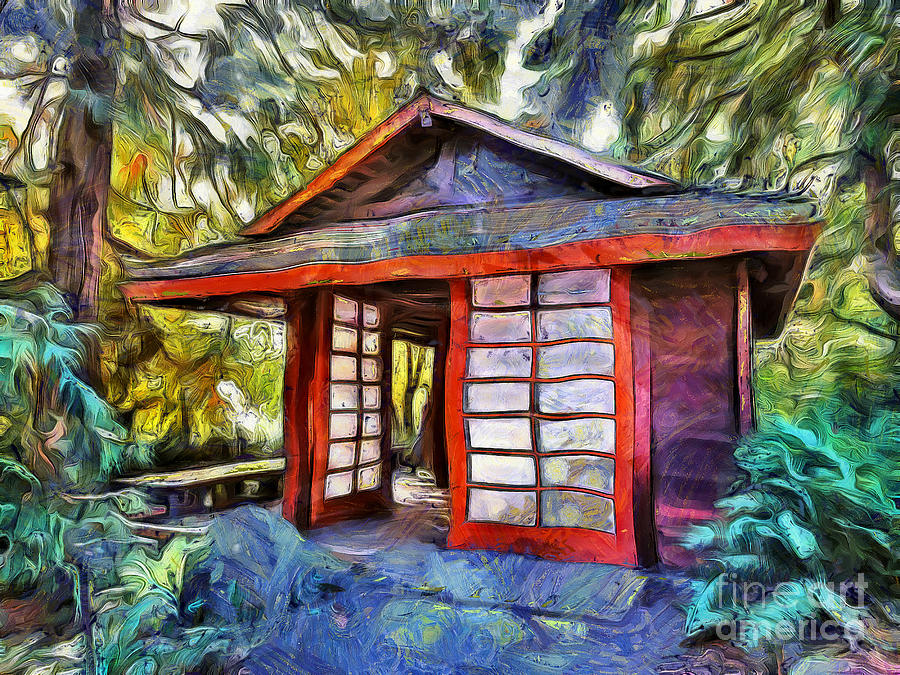 Lovely Forest Tea House Photograph by Sea Change Vibes