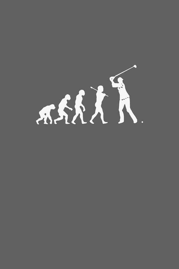 Lovely Golf Evolution Funny Logo Digital Art by Jubili Saho - Fine Art ...