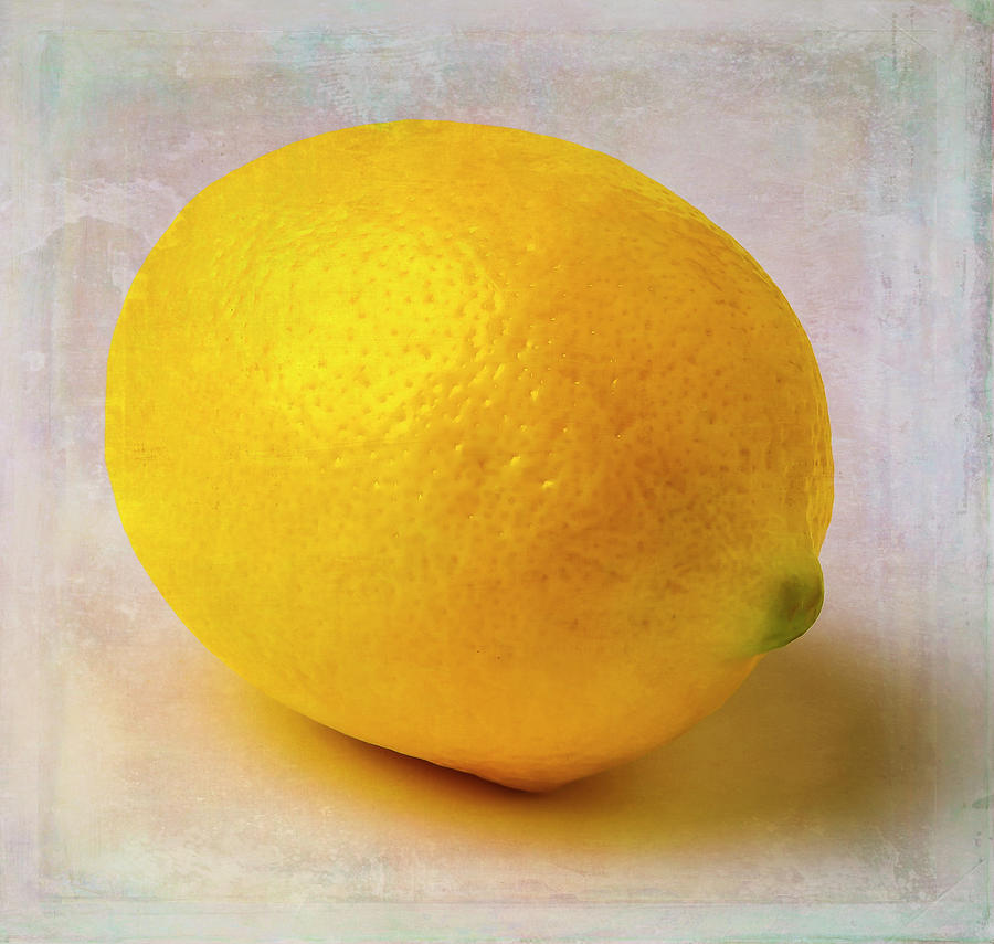 Lovely lemon Photograph by Garry Gay